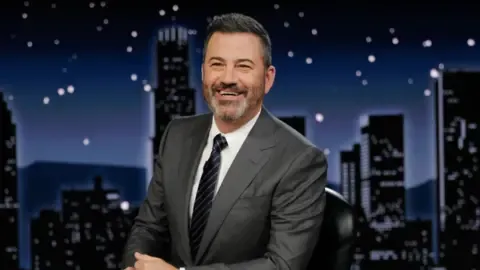 TV personality Jimmy Kimmel indefinitely taken off broadcast due to controversial remarks about conservative figure Charlie Kirk
